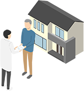 当院にかかりつけの方へ 通院が難しくなった患者様へ訪問診療に対応しています