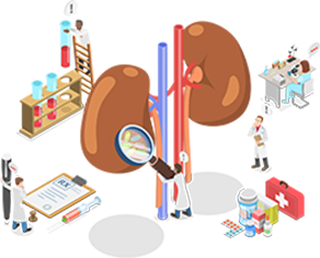 総合内科専門医・腎臓専門医在籍 慢性腎臓病や生活習慣病の専門的な治療・管理を行います