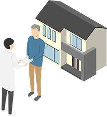 当院にかかりつけの方へ 通院が難しくなった患者様へ訪問診療に対応しています